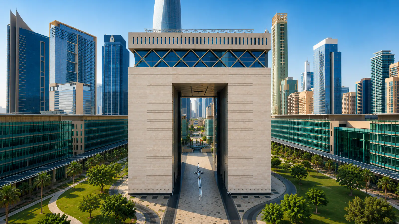 The Gate building at the Dubai International Financial Centre (DIFC)
