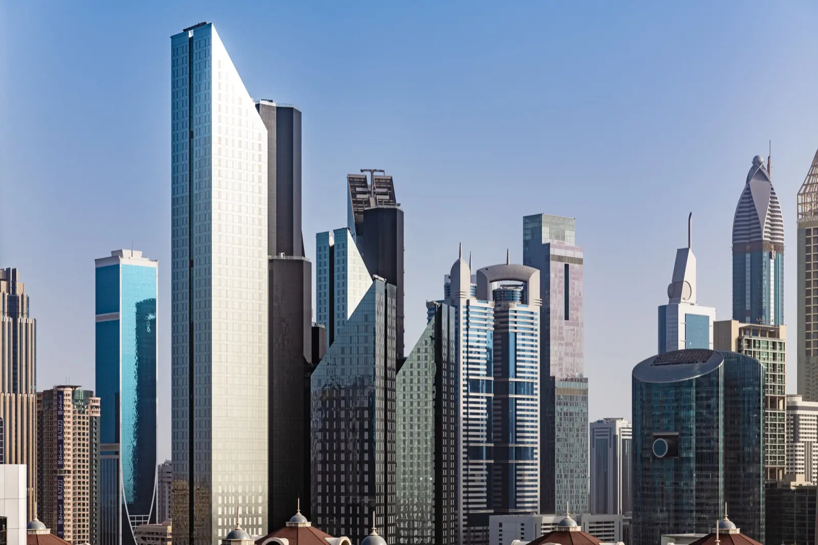 The towers of the Dubai International Financial Centre, the destination for most structures formed from outside the UAE